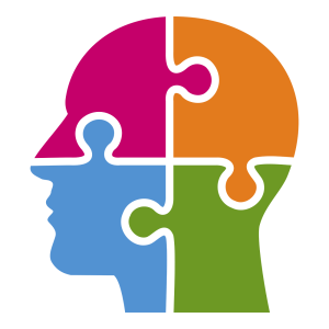 Puzzle mind png sticker, autism